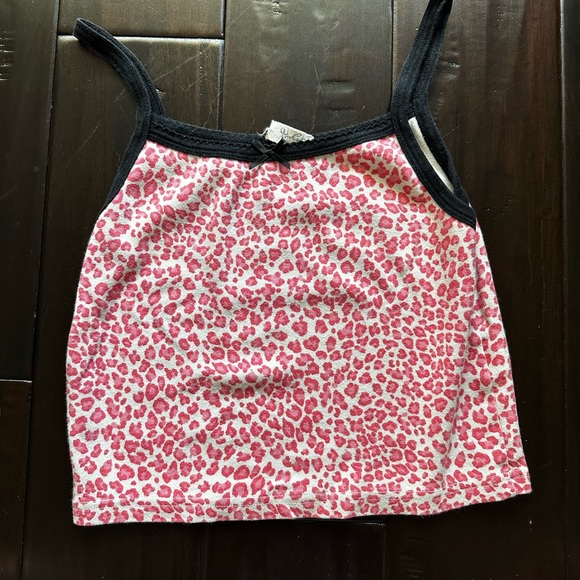 Brandy Melville Pink Cheetah Tank - Picture 1 of 2